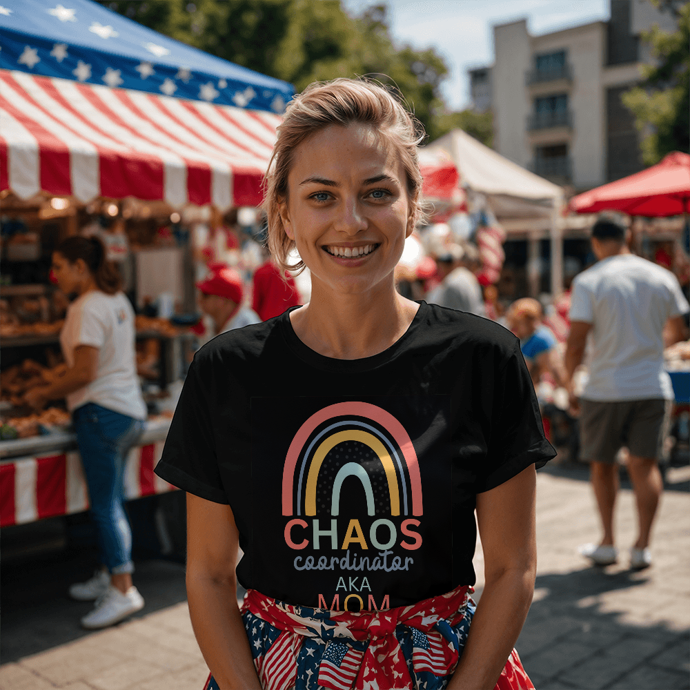 Chaos Coordinator (AKA Mom) – Bella + Canvas 3001 Soft Jersey Tee