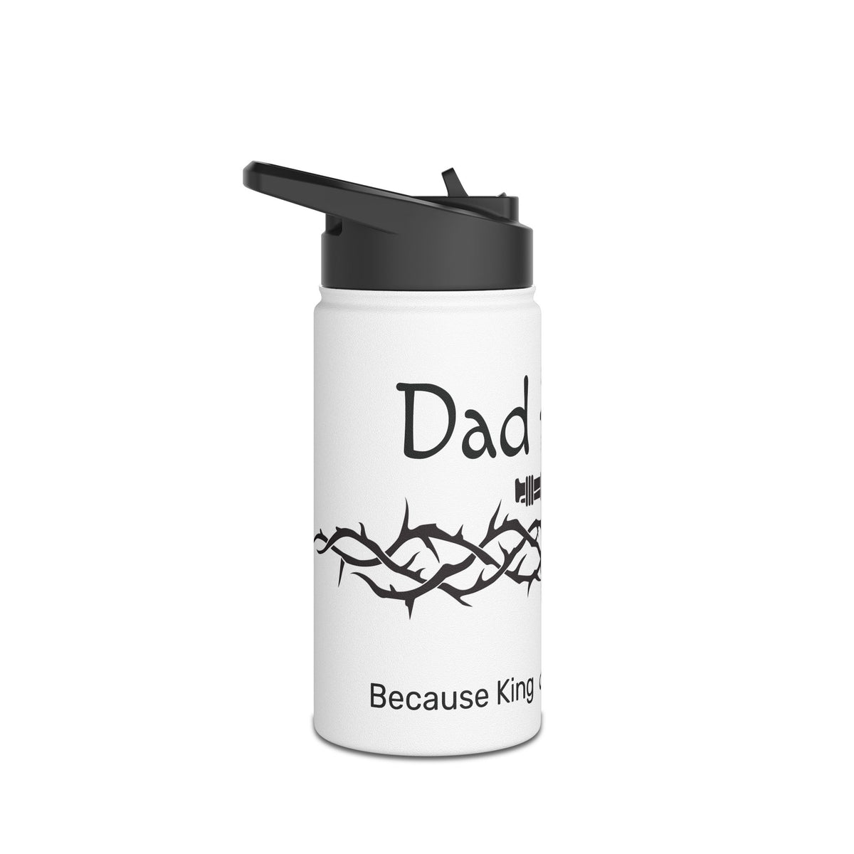 Dad of Dads Stainless Steel Water Bottle, Standard Lid