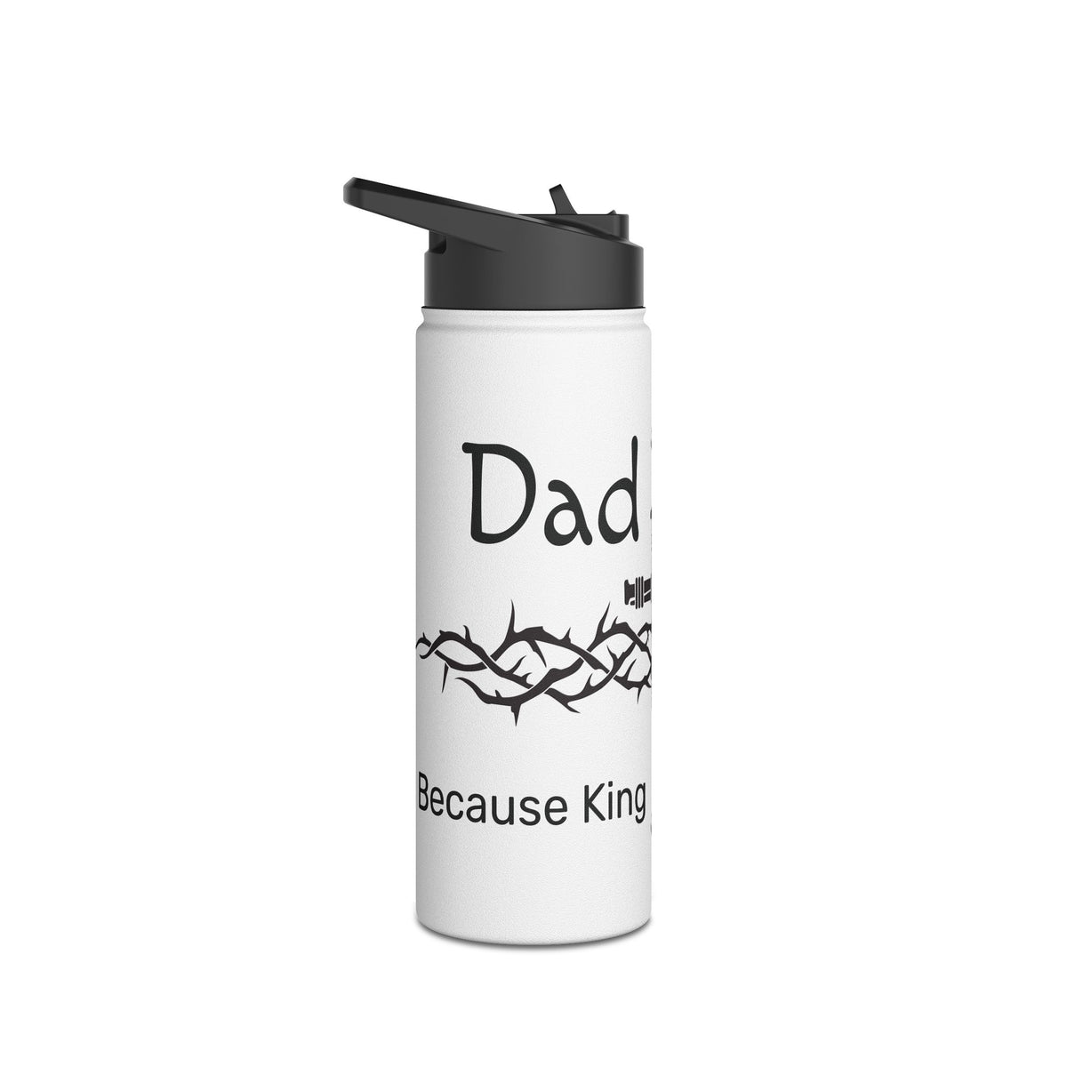 Dad of Dads Stainless Steel Water Bottle, Standard Lid