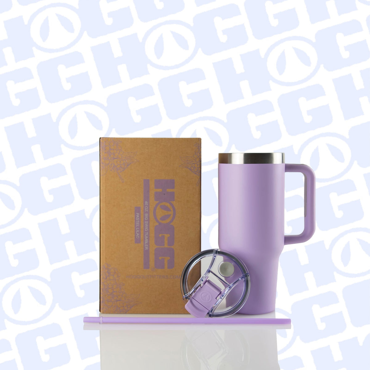 40oz POWDER COATED BIG SWIG TUMBLER - PASTEL COLLECTION