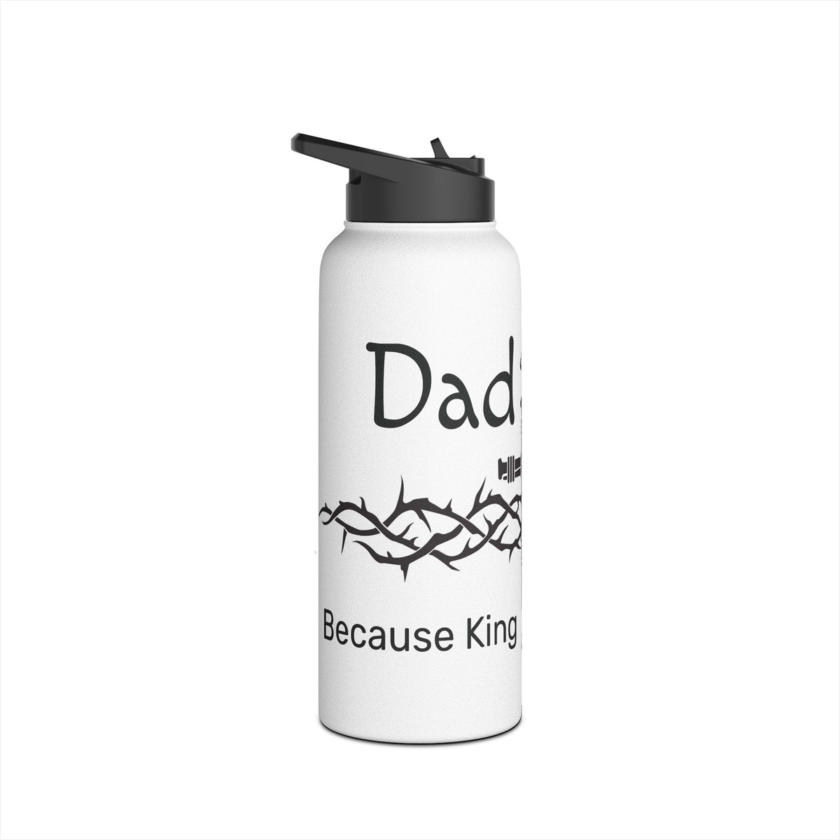 Dad of Dads Stainless Steel Water Bottle, Standard Lid