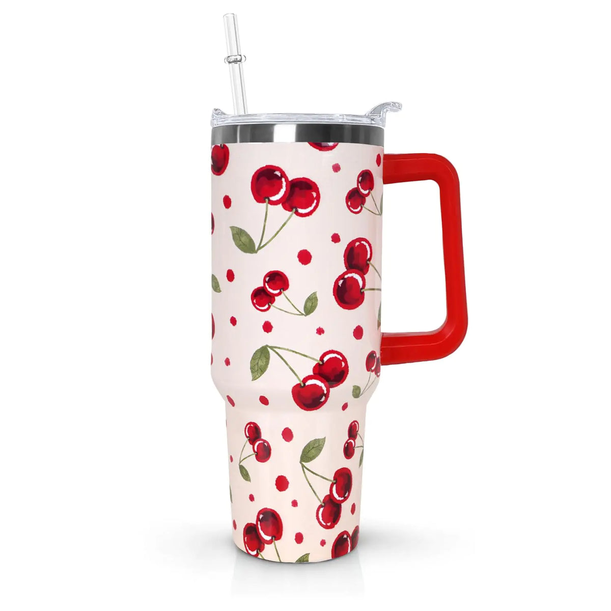 40 Oz Stainless Steel Insulated Tumbler with Handle