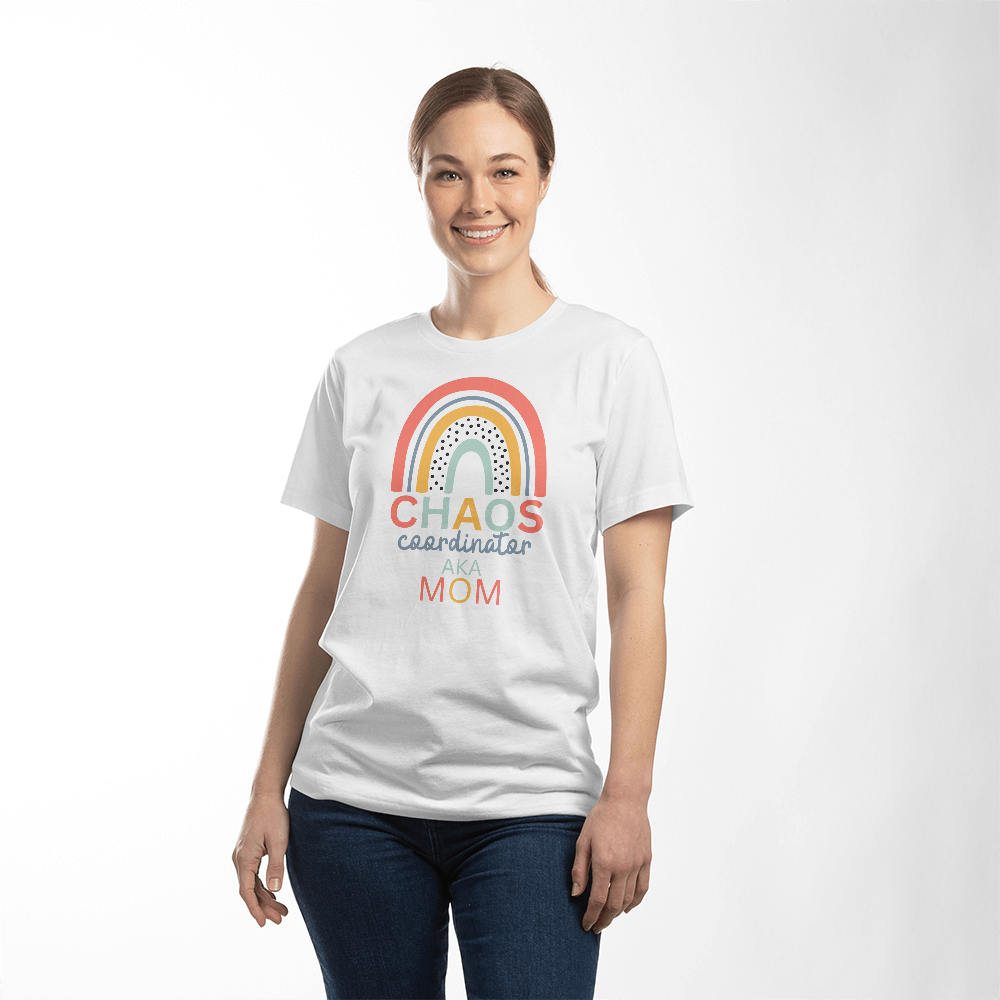 Chaos Coordinator (AKA Mom) – Bella + Canvas 3001 Soft Jersey Tee