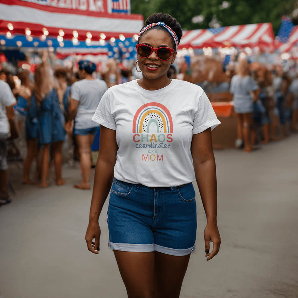Chaos Coordinator (AKA Mom) – Bella + Canvas 3001 Soft Jersey Tee