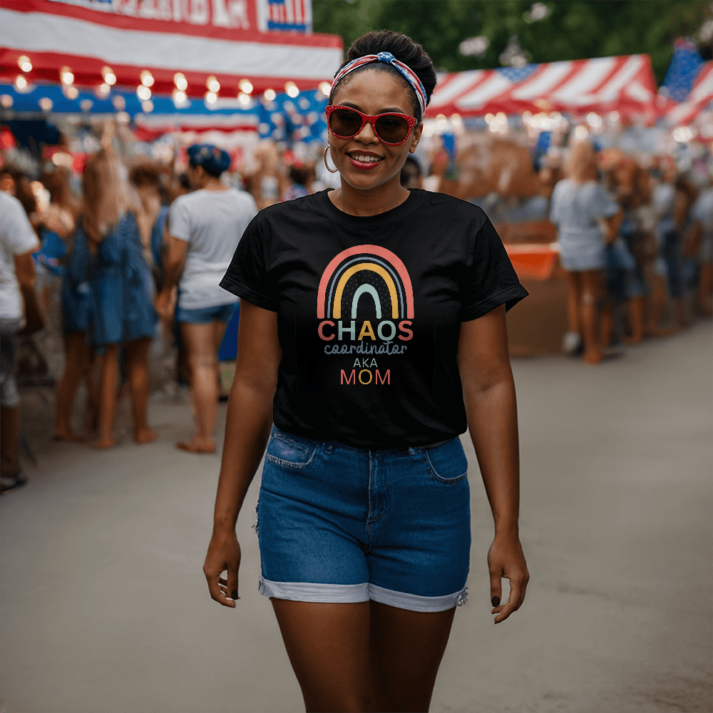 Chaos Coordinator (AKA Mom) – Bella + Canvas 3001 Soft Jersey Tee