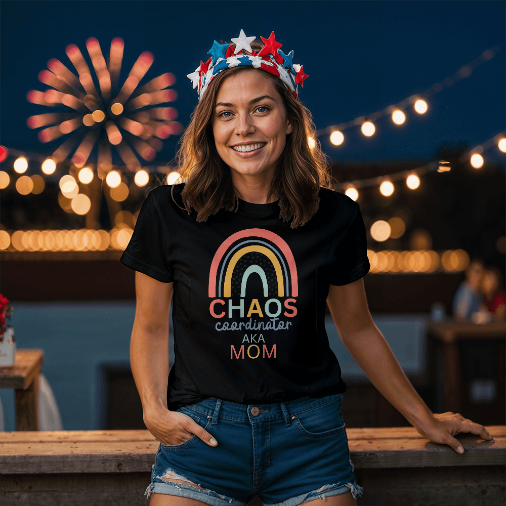 Chaos Coordinator (AKA Mom) – Bella + Canvas 3001 Soft Jersey Tee